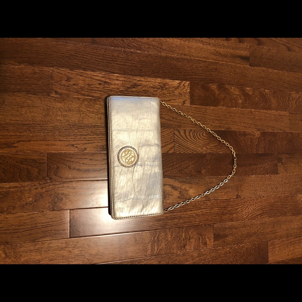 Antonio Melani gold clutch